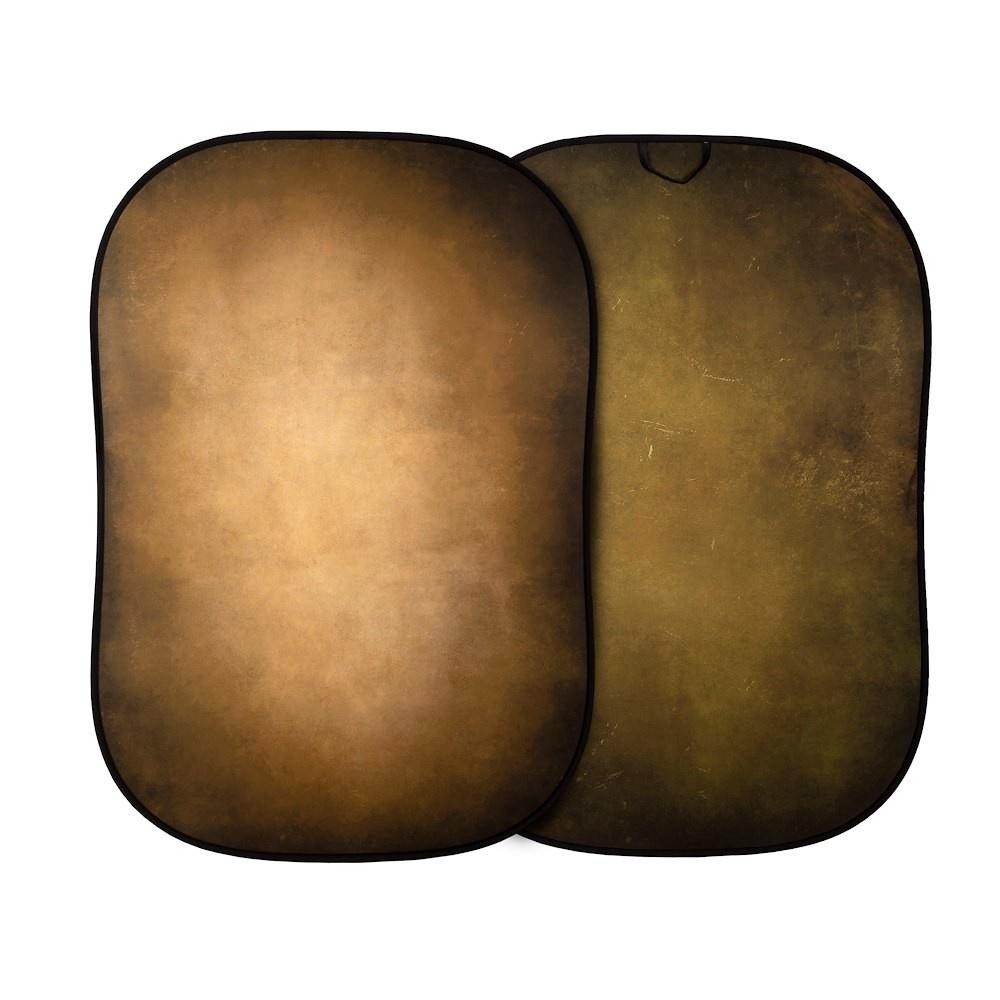 Manfrotto Fondale Vintage pieghevole 1.5 x 2.1m Tobacco/Olive