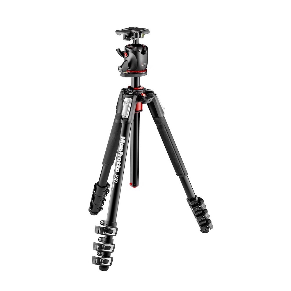 Manfrotto Kit 190 alluminio 4 sezioni con testa a sfera