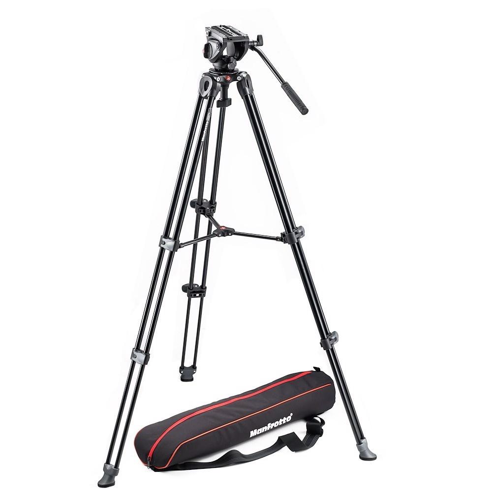 Manfrotto Kit 500 treppiede telescopico a doppio tubo MVT502AM sacca