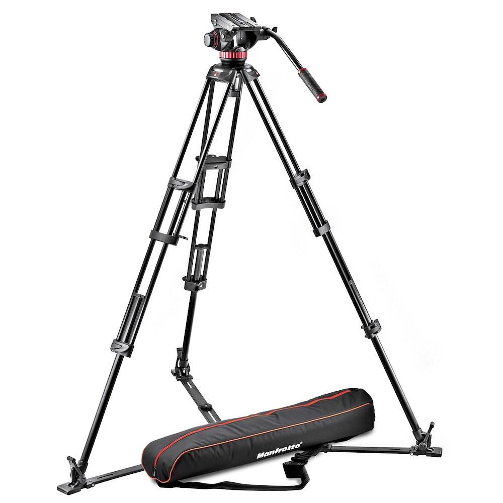 Manfrotto Kit 502 treppiede 546BK ground spreader sacca