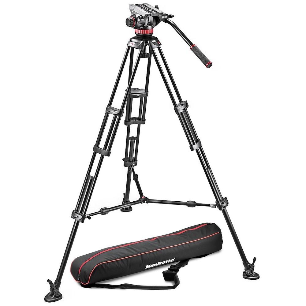 Manfrotto Kit 502 treppiede 546BK stabilizzatore 537SPRB sacca