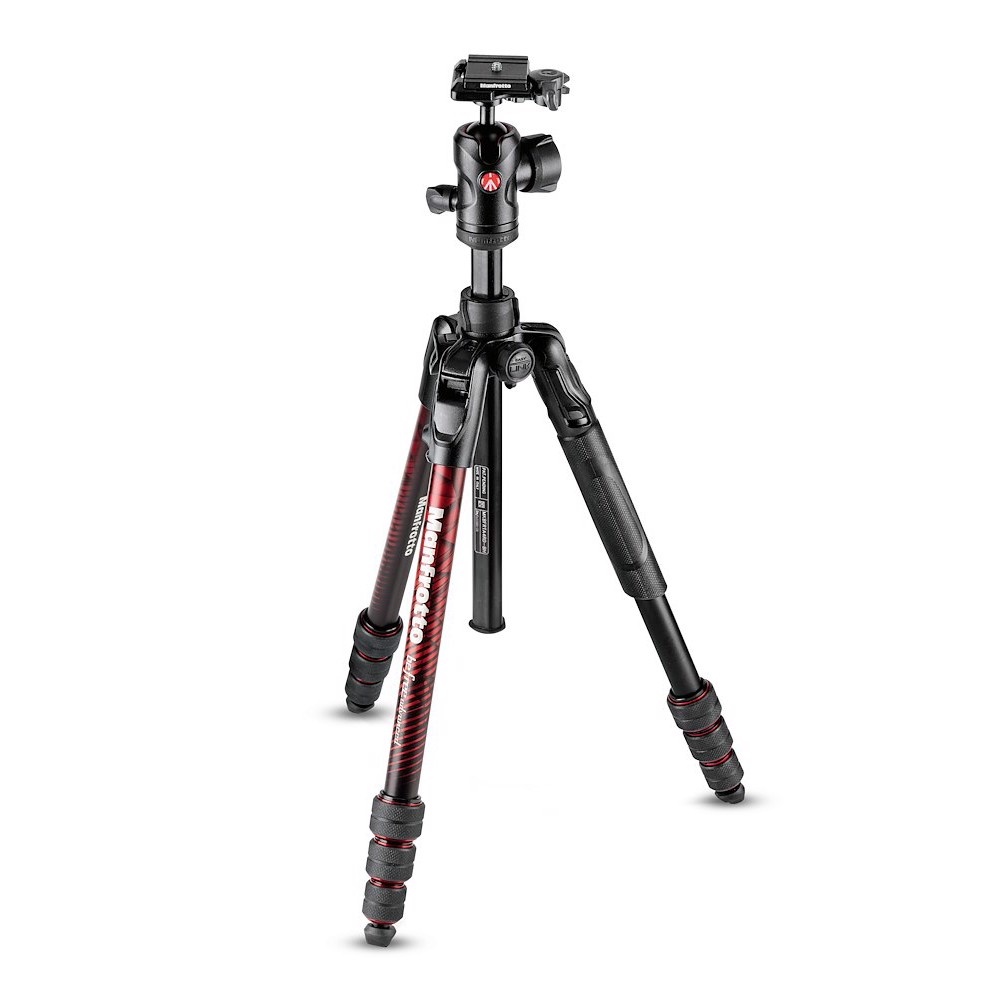 Manfrotto Kit Befree Advanced rosso in alluminio con chiusura Twist