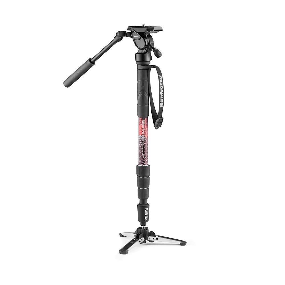 Manfrotto Kit Monopiede Video Element MII alluminio con Testa Fluida