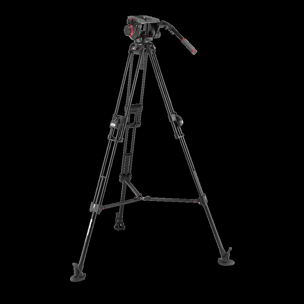 Manfrotto Manfrotto 509 Pro Testa video e treppiede 645 Fast Twin Alu