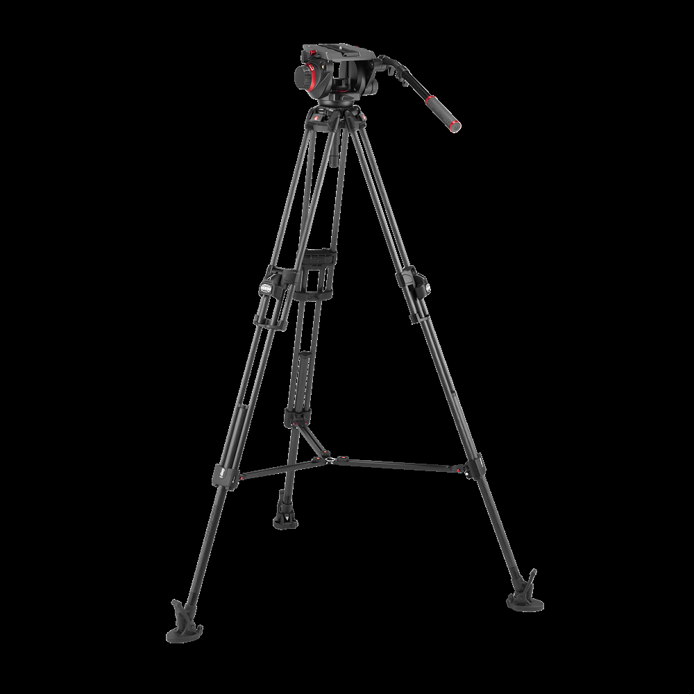 Manfrotto Manfrotto 509 Pro Testa video treppiede 645 Fast Twin Carbon