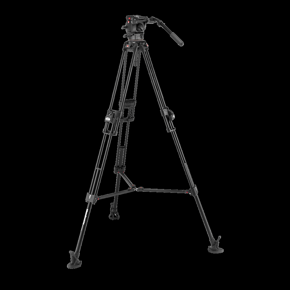 Manfrotto Manfrotto 526 Pro Testa video treppiede 645 Fast Twin Alu