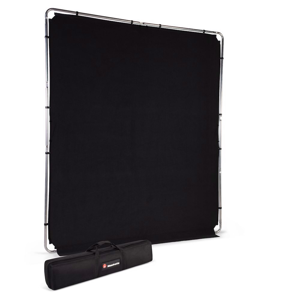 Manfrotto Fondale EzyFrame 2 m x 2 3 m Nero