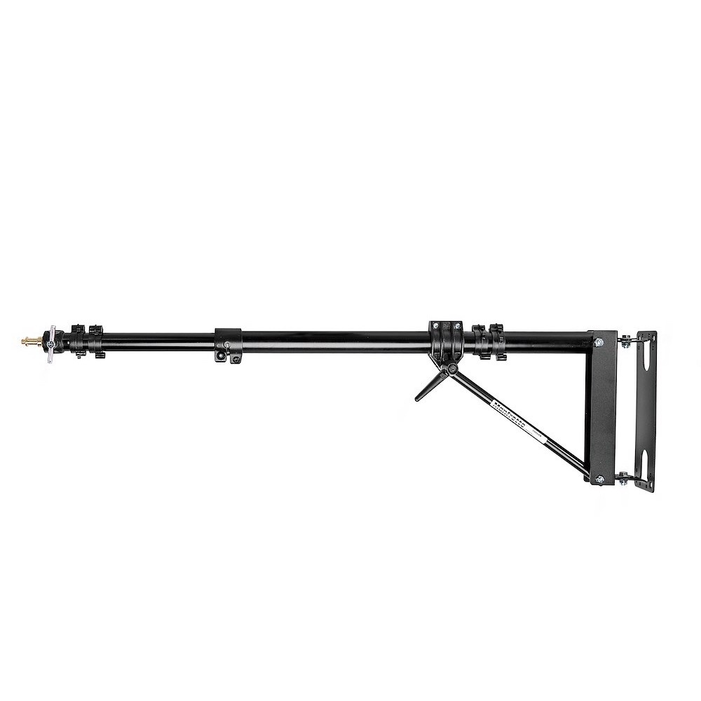 Manfrotto Giraffa a muro corta con boom nera