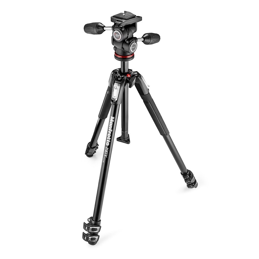 Manfrotto Kit 190X in alluminio con testa 3 vie