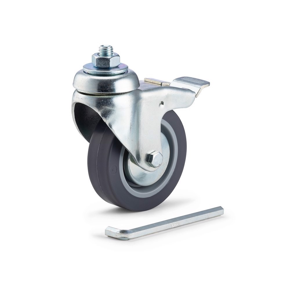 Manfrotto Set 3 ruote con freno 75mm con vite m10