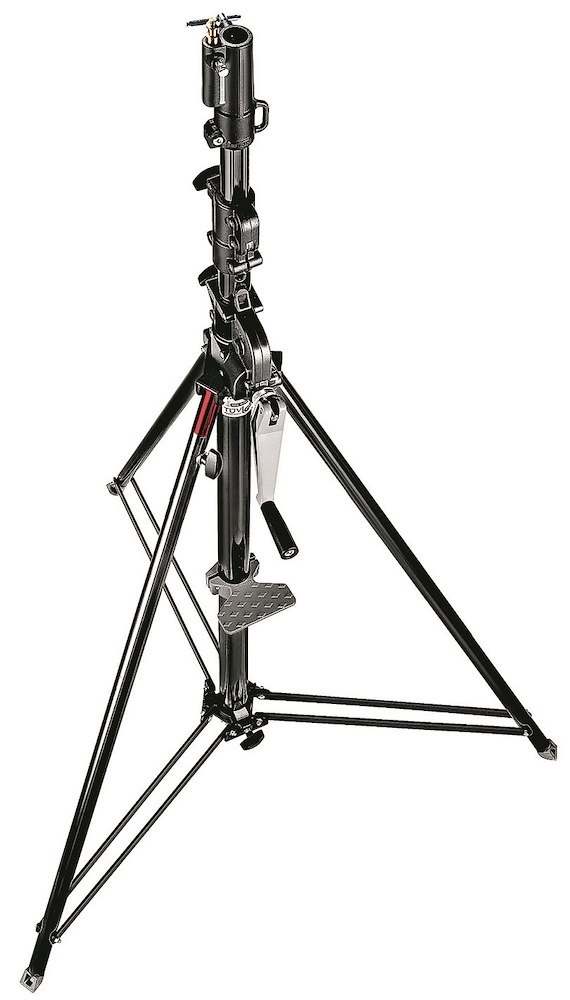 Manfrotto Stativo wind-up 3 sezioni nero