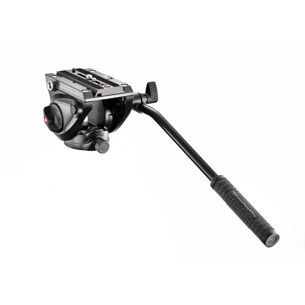 Manfrotto Testa video con base piatta 1 leva fissa