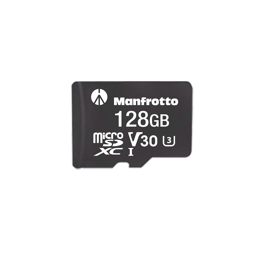 Manfrotto Professional 128GB UHS-I V30 U3 90MB/s Scheda microSDXC