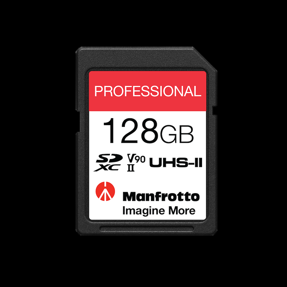 Manfrotto Professional 128GB UHS-II V90 U3 280MB/s Scheda SDXC