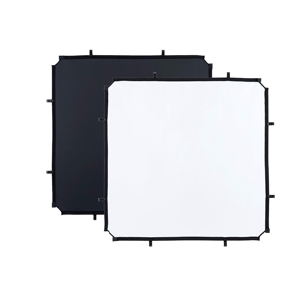 Manfrotto Tessuto per skylite fabric piccolo nero/bianco 1 1x1 1m