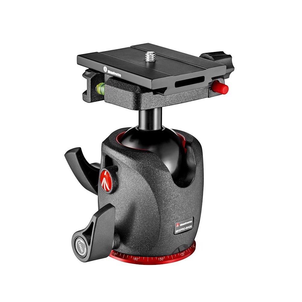 Manfrotto Testa a sfera XPRO con piastra quick release Top Lock