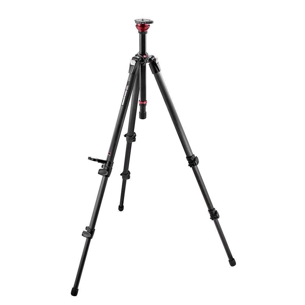 Manfrotto Treppiede video MDEVE in carbonio colonna base livell. 50mm