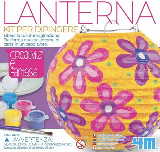 Lafeltrinelli 4M Painting Little Craft-Kit per Pittura a Lantern Multicolore 404767