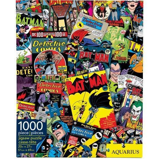 Lafeltrinelli ACQUARIO Puzzle 1000 pezzi DC Comics Batman Collage 65214