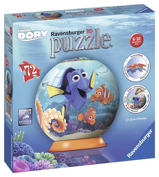 Lafeltrinelli Alla Ricerca Di Dory 3D Puzzleball Ravensburger (12193)