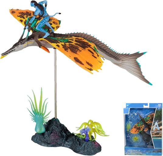 Lafeltrinelli Avatar: The Way Of Water Deluxe Large Action Figures Jake Sully & Skimwing McFarlane Toys
