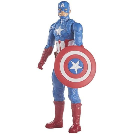 Lafeltrinelli Avengers Captain America Action Figure Titan Hero Da 30cm Giocattolo Idea Regalo