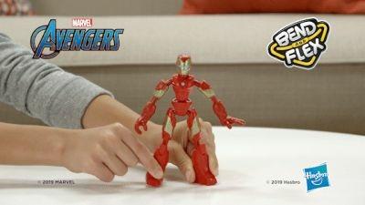 Lafeltrinelli Avengers. Iron Man Bend And Flex (Action Figure Flessibile 15cm)