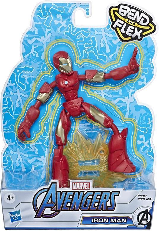 Lafeltrinelli Avengers. Iron Man Bend and Flex (Action Figure Flessibile 15cm)