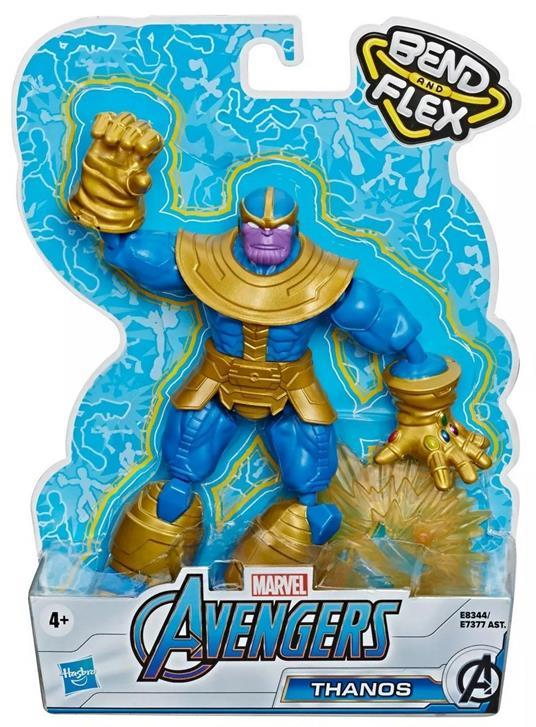 Lafeltrinelli Avengers. Thanos Bend And Flex (Action Figure Flessibile 15cm)