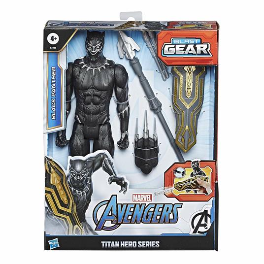 Lafeltrinelli Avengers Titan Hero Blast Gear personaggio 30 cm Black Panther