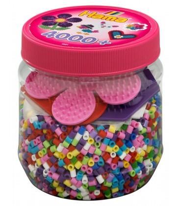 Lafeltrinelli Barattolo Con 4000 Perline Colorate E 3 Basi