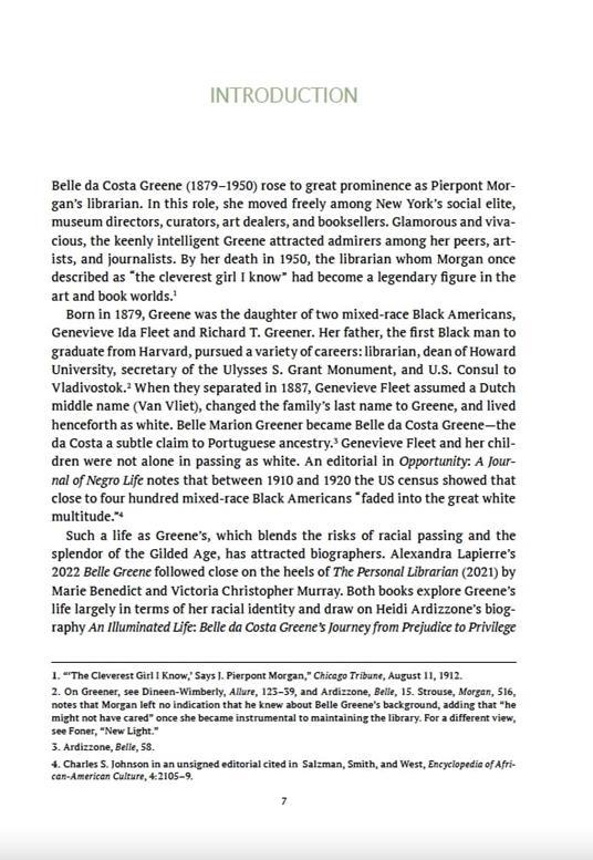 Lafeltrinelli Becoming Belle Da Costa Greene. A Visionary Librarian Through Her Letters