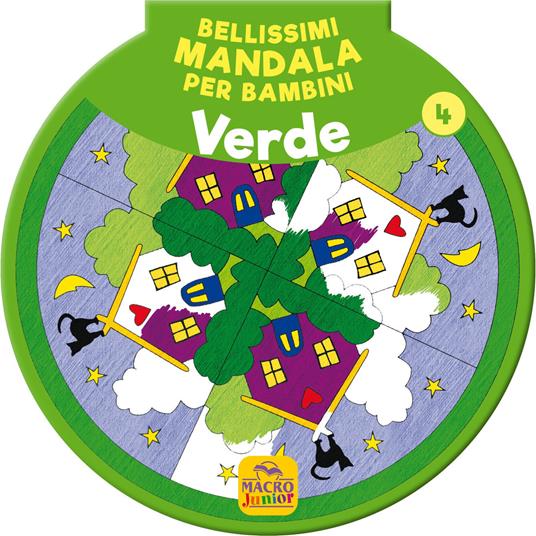 Lafeltrinelli Bellissimi mandala per bambini. Vol. 4: Verde