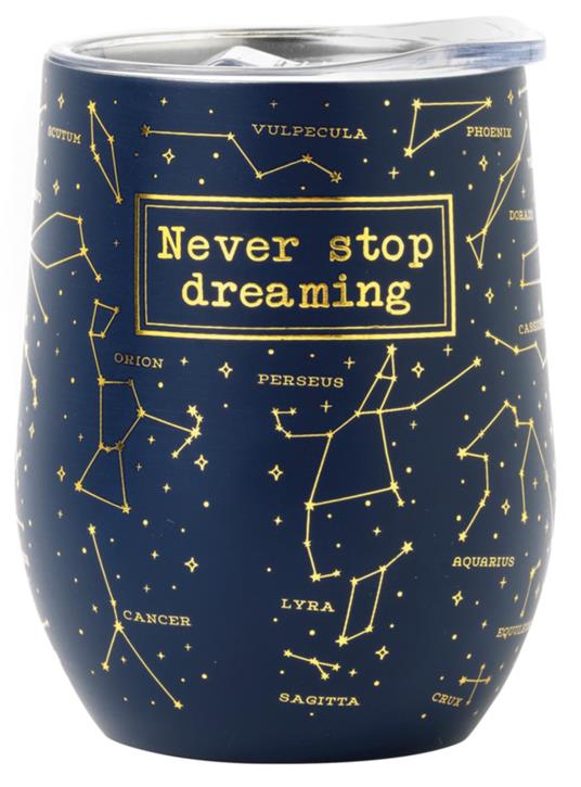 Lafeltrinelli Bicchiere sottovuoto Hot&Cold Vacuum Tumbler - Stars