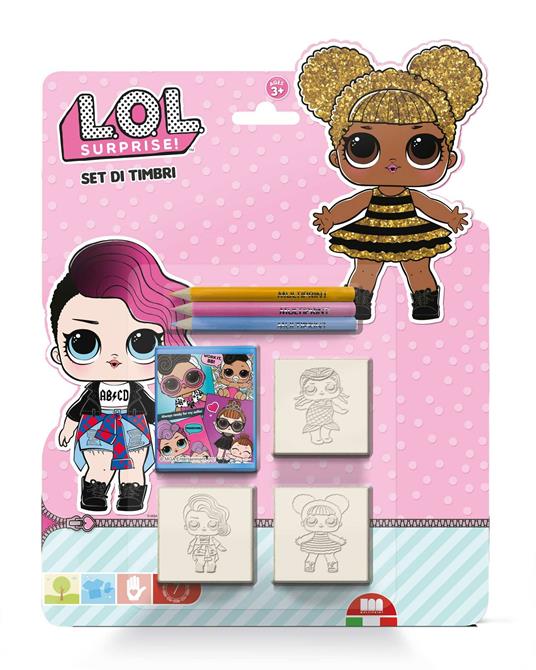 Lafeltrinelli Blister Sagomato 3 Timbri. LOL Surprise
