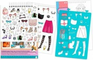 Lafeltrinelli Blocco Da Disegno Stilista: Fashion Design Gattina Adorabile