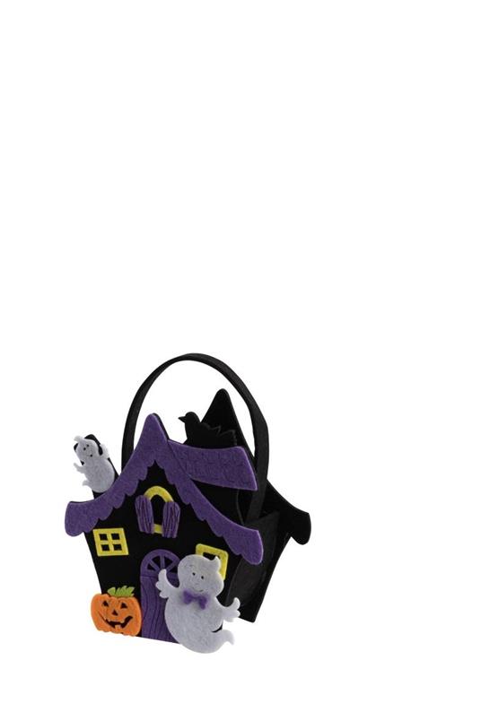 Lafeltrinelli Borsina Casa Stregata in Feltro Cm.17X15 Ca. Carnival Toys (8179)