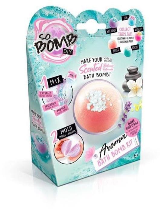 Lafeltrinelli CANAL TOYS - So Fai Da Te - Kit Singolarmente Per Bomba Da Bagno Effervescente - Aromaterapia - So Bomb - Bomba Da Bagno 1 Confezione - BBD 038