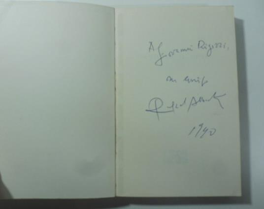 Lafeltrinelli Canto de siempre. Copia con dedica e firma dell'Autore (signed copy)