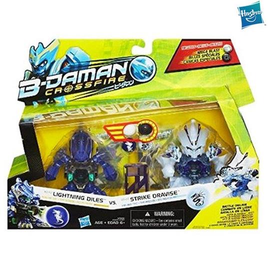 Lafeltrinelli Confezione B-Daman Crossfire con Personaggi Biglie Carte da Collezione Hasbro