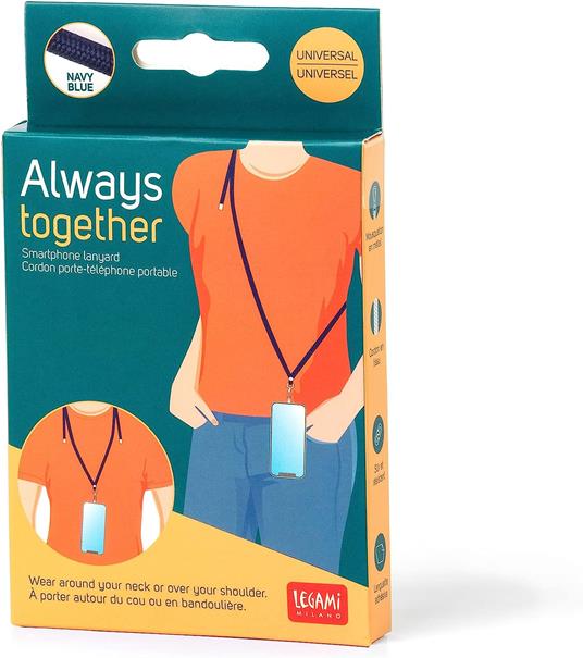 Lafeltrinelli Corda Porta Cellulare- Smartphone Lanyard - Blue