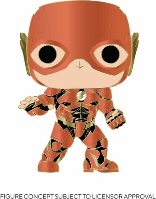 Lafeltrinelli Dc Comics Funko Pop Pins The Flash Transluscent