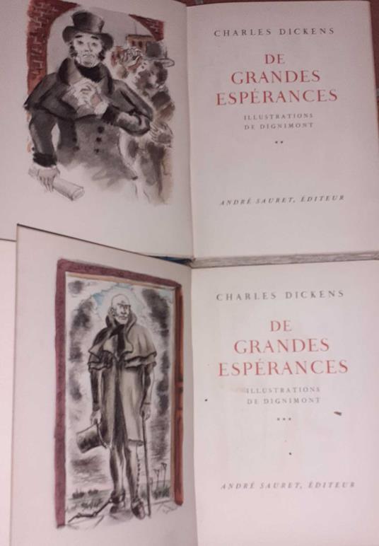Lafeltrinelli De grandes esperances . Illustrations de dignimont. Volume 2. Volume 3