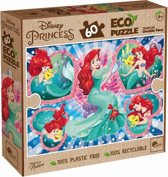 Lafeltrinelli Disney Eco-Puzzle Df Little Mermaid 60