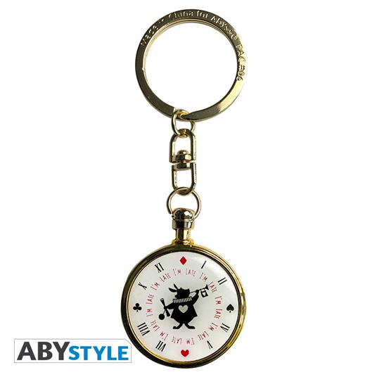 Lafeltrinelli Disney. Keychain 3D "Alice/ RabbitS Clock" X2