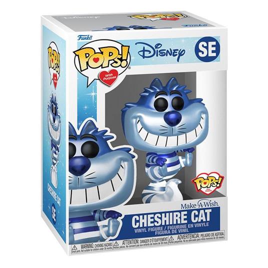 Lafeltrinelli Disney Make A Wish 2022 POP Disney Vinyl Figure Cheshire Cat (Metallic) 9 Cm