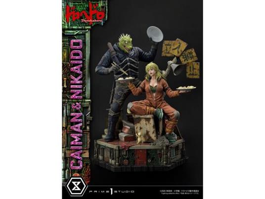 Lafeltrinelli Dorohedoro Statua 1/4 Caiman & Nikaido 70 Cm Prime 1 Studio