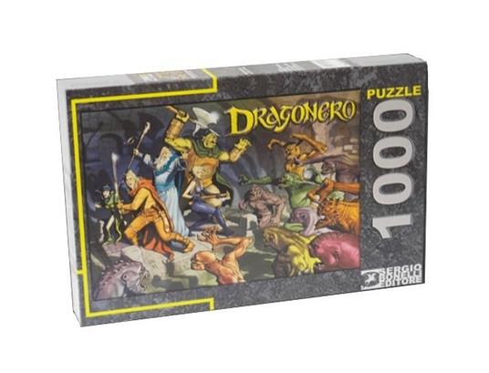 Lafeltrinelli Dragonero Battaglia Nel Dungeon Puzzle 1000 Pz 70 X 50 Cm