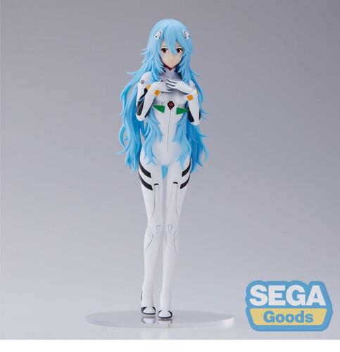 Lafeltrinelli Evangelion: 3.0+1.0 Thrice Upon A Time Spm Pvc Statua Rei Ayanami Long Hair Ver. 21 Cm Sega