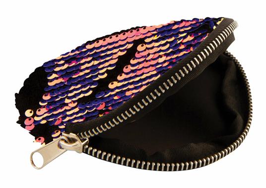 Lafeltrinelli F77392 Magic Sequin Velluto & Paillettes Portamonete con Clip